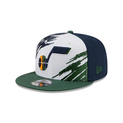 Utah Jazz Gorra | New Era NBA Splatter 9fifty Snapback Cap Mexico - Azules
